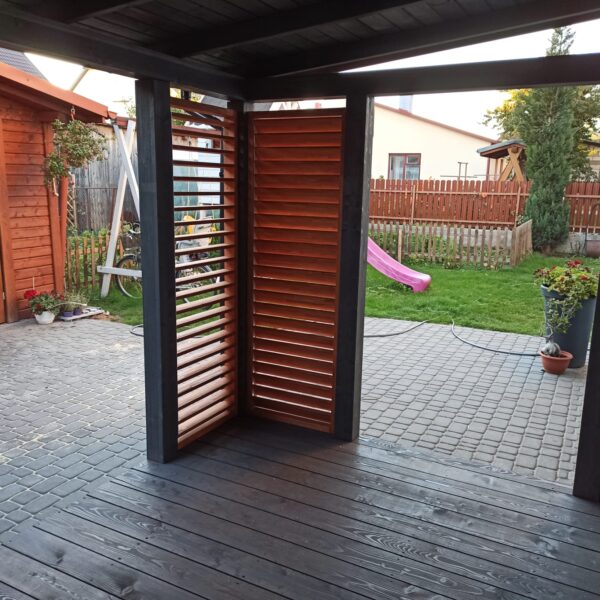 Pergola z żaluzjami ruchomymi 6x3 - obrazek 6