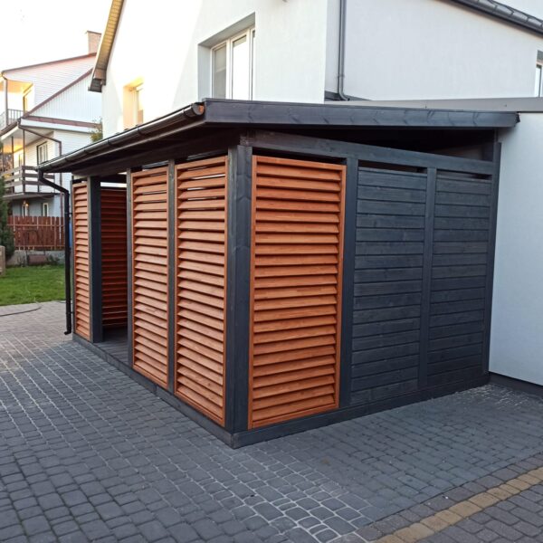 Pergola z żaluzjami ruchomymi 6x3