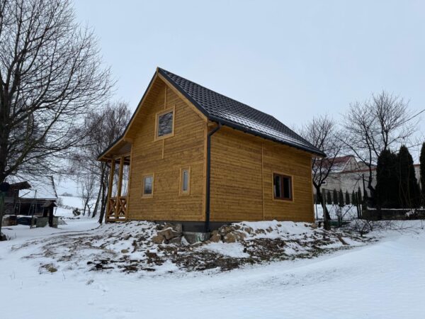 Dom szkieletowy całoroczny 7x5 z poddaszem (70m2)